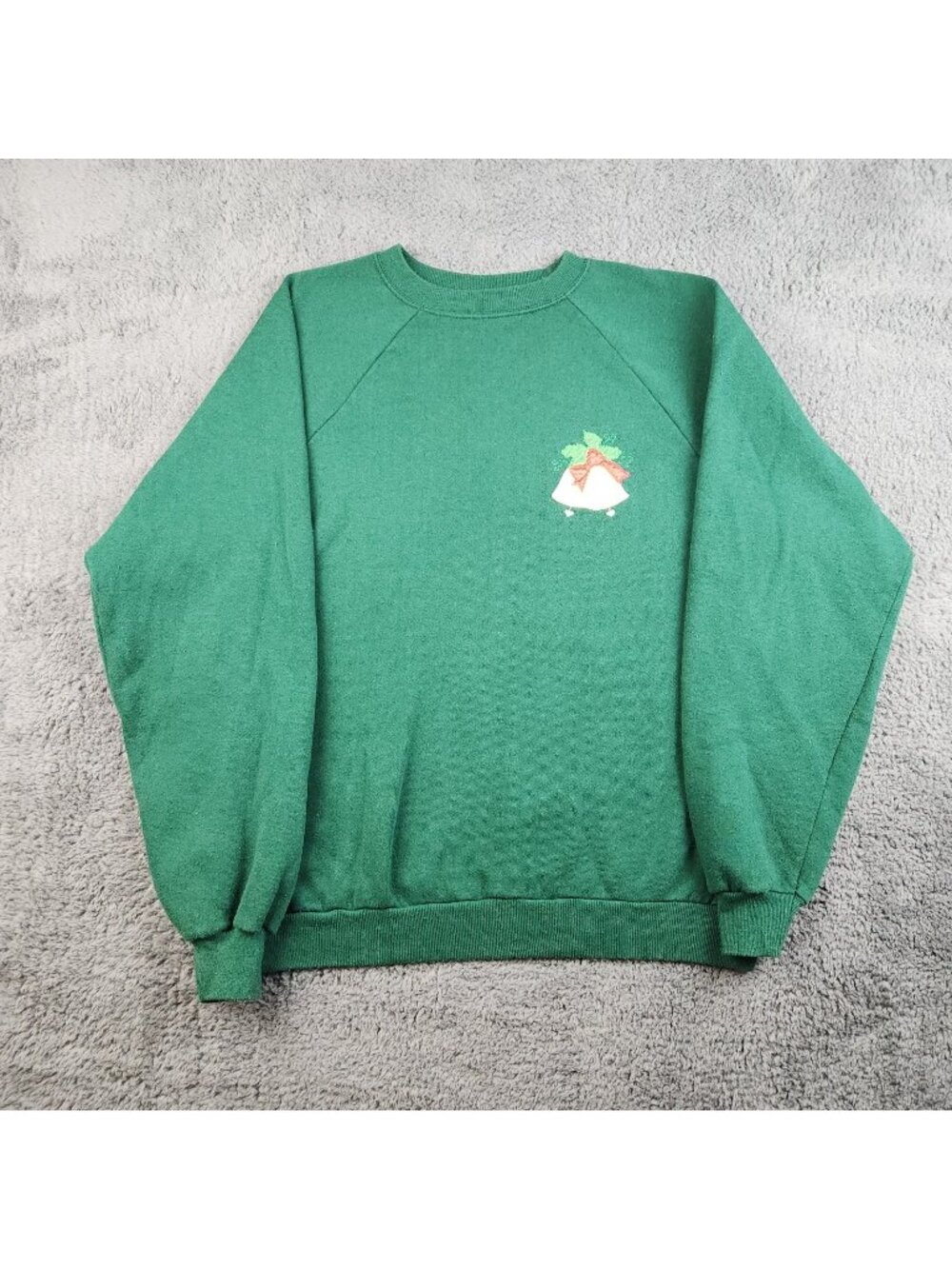 Vintage Holiday Christmas Sweater Extra Large Embroidered Crewneck‎ Sweatshirt